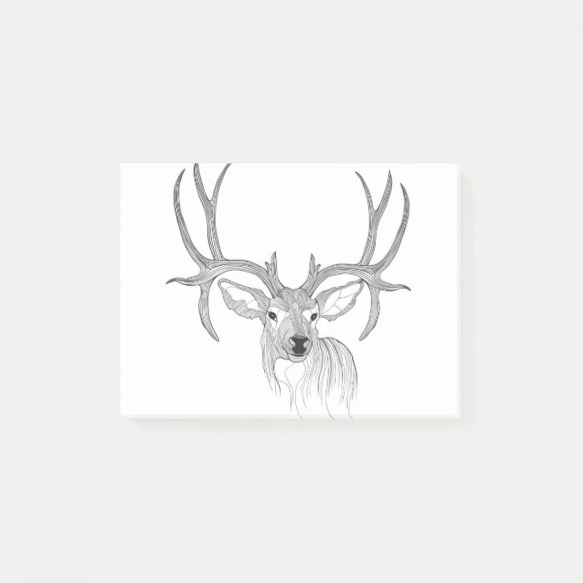 deer,deer hunting,mule deer,baby deer,white tail post-it notes (Front)