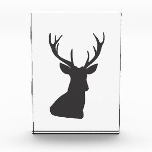 Deer Deer Silhouette Silhouette Animal Wild Postca Photo Block