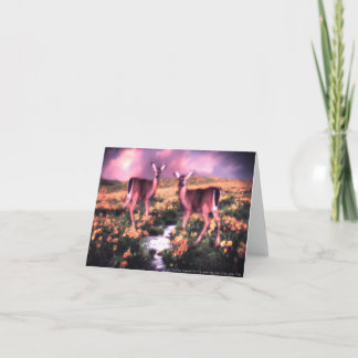 Deer Design Notecard