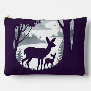 Deer Doe Fawn Accessory Pouch Travel Bag