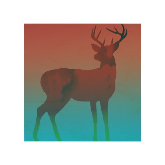 Deer Dream Wood Print