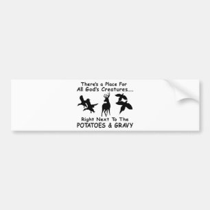 DEER,DUCK & PHEASANT HUNTING BUMPER STICKER