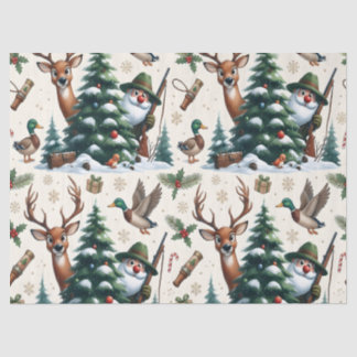 Deer, Ducks & Hunter Tissue Paper