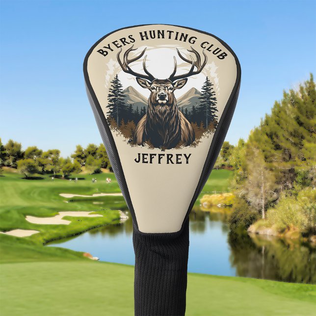 Deer Elk Hunters Golf Head Cover (Creator Uploaded)