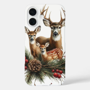 Deer Family iPhone 16 Case