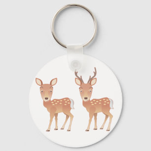 Deer Family Key Ring