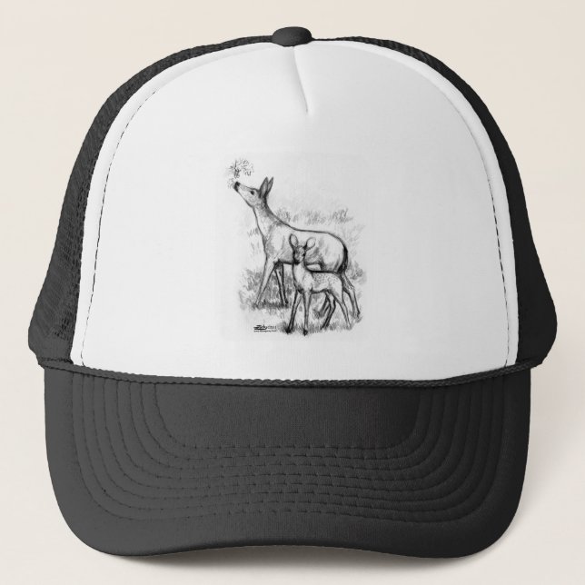 Deer Family Trucker Hat (Front)