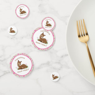 Deer Fawn Baby Shower Woodland Animals Confetti
