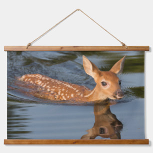 Deer Fawn Minnesota Hanging Tapestry