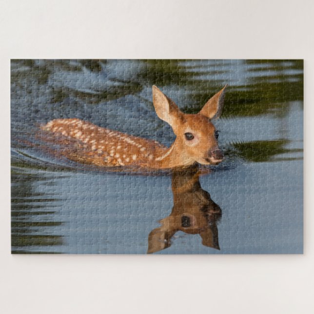 Deer Fawn | Minnesota Jigsaw Puzzle (Horizontal)