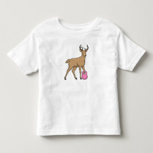 Deer Fitness Dumbbell Toddler T-Shirt