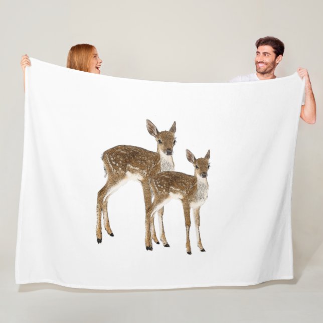 Deer Fleece Blanket (In Situ)