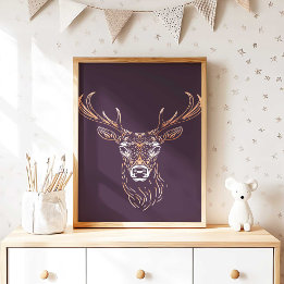 Deer | Forest Animal Deer Wall Print