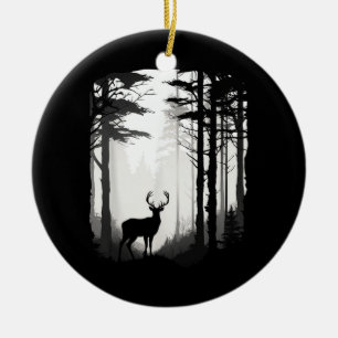 Deer Forest Wildlife Ceramic Tree Decoration