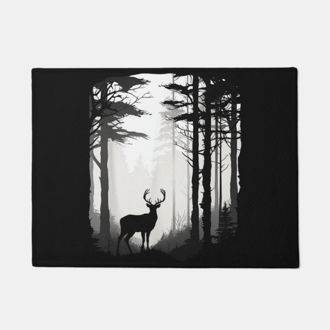 Deer Forest Wildlife Doormat (Front)