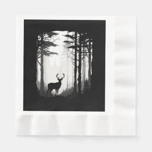 Deer Forest Wildlife Napkin