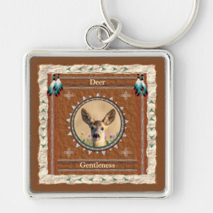 Deer Gentleness Energy Key Ring