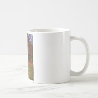 Deer , Green Grass red and Gold leaves Coffee Mug