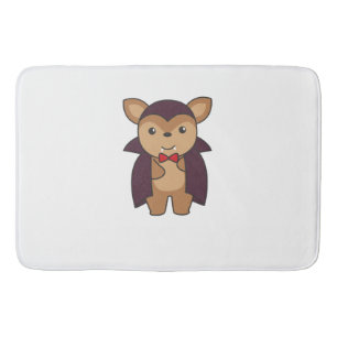 Deer Halloween Cute Devil Vampire Costume Bath Mat