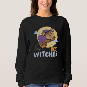 Deer Halloween Witch Children Witches Best Witches Sweatshirt