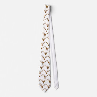 deer head antler tie