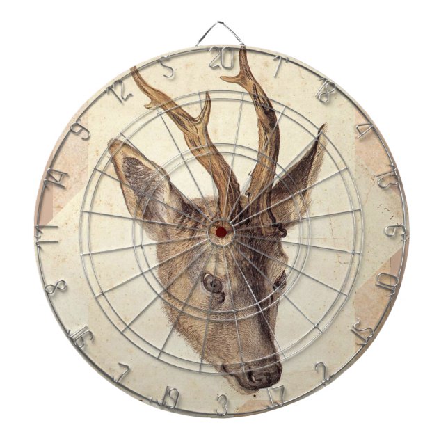 DEER HEAD DARTBOARD (Front)