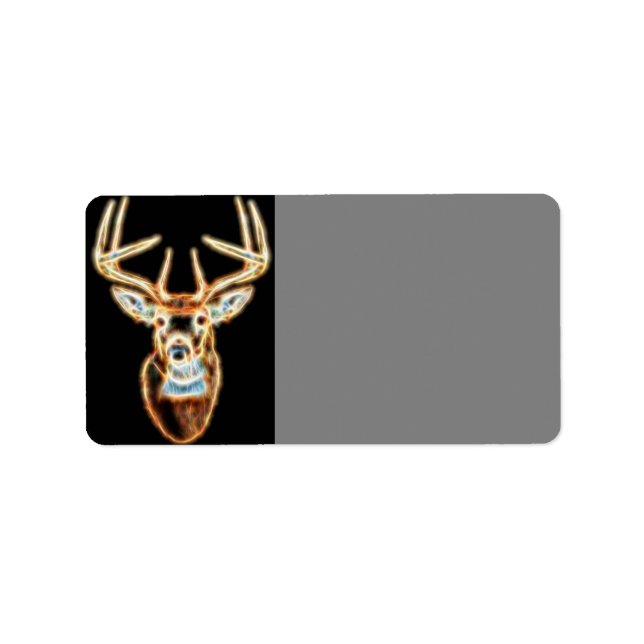 Deer Head Energy Spirit designs Label (Front)