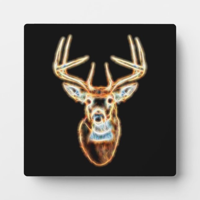 Deer Head Energy Spirit Plaque (Front)