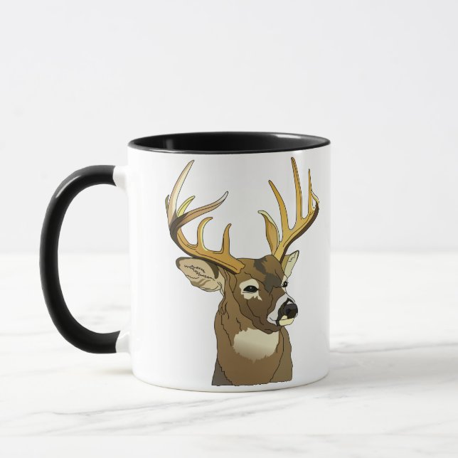 Deer Head Mug (Left)