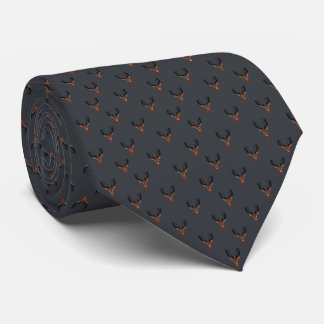 Deer Head Neck Tie
