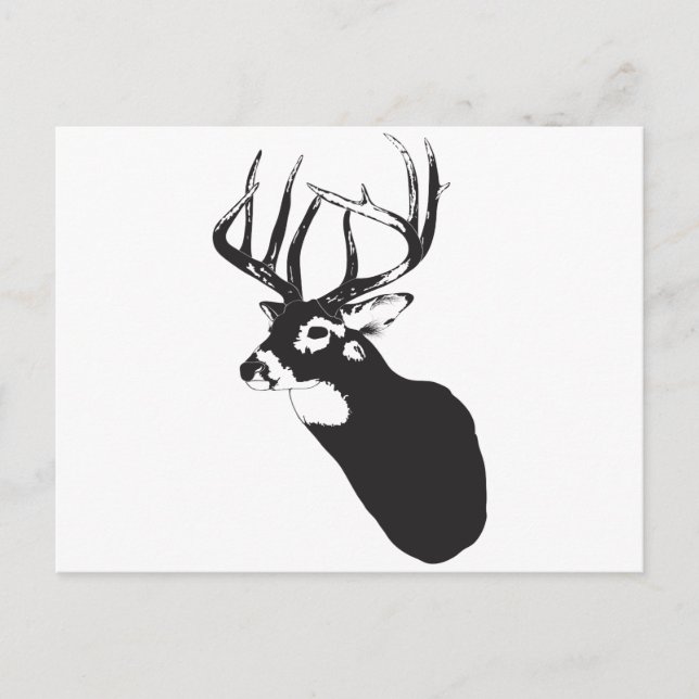 Deer Head Postcard (Front)