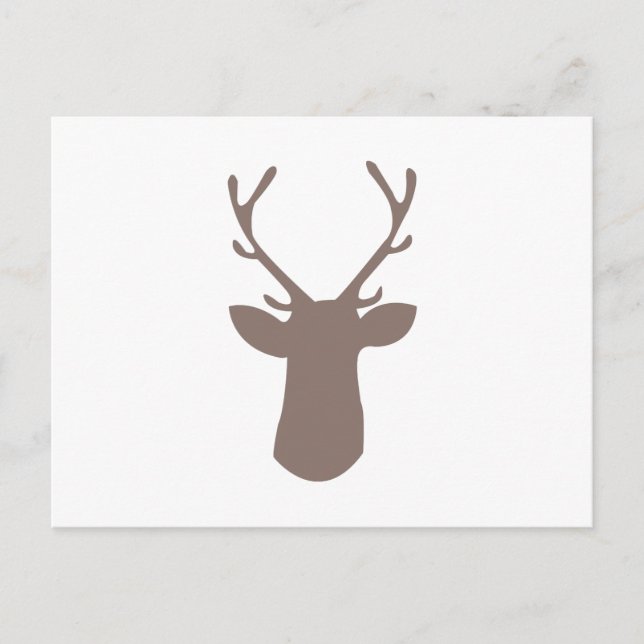 Deer Head Postcard (Front)