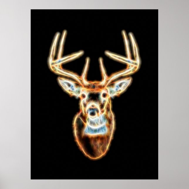 Deer Head pure Energy Spirit Poster (Front)