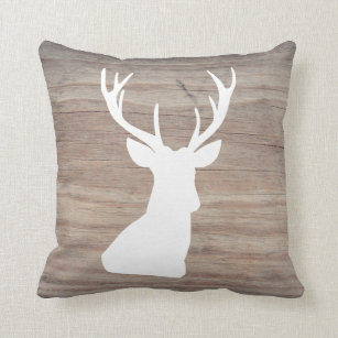 Deer Head Silhouette Cushions Decorative Throw Cushions