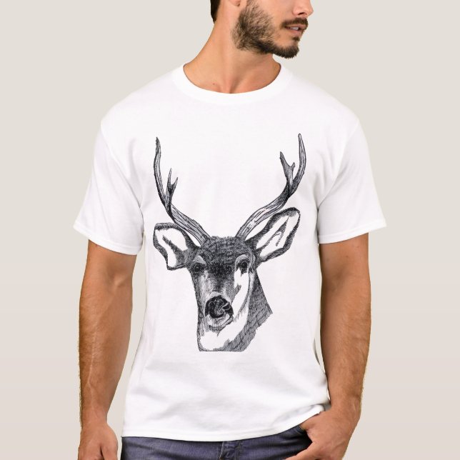 Deer Head T-Shirt (Front)