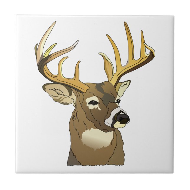Deer Head Tile (Front)