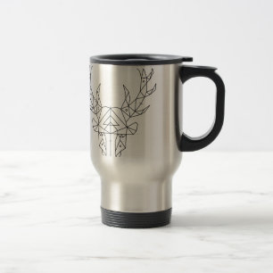 Deer head travel mug