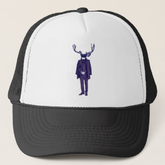 Deer Head Trucker Hat