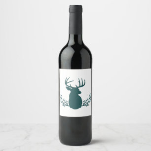 Deer Head Wine Label