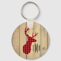 Deer Head with Antlers on Faux Wood