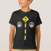 Deer Headlights With Road Markings Couples Costume
