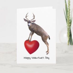 Deer Heart Valentine Card