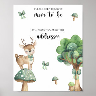 Deer - Help the Busy Mum-to-Be Poster