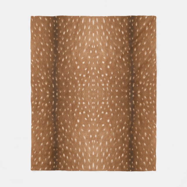 Deer Hide // Fleece Blanket (Front)