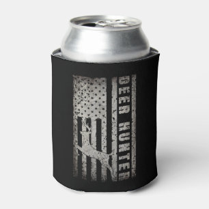 DEER HUNTER AMERICAN FLAG DISTRESSED CAN COOLER