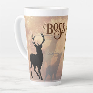 Deer Hunter Antlers Name Template Mug