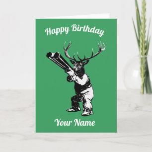 Deer Hunter Birthday Card