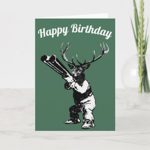 Deer Hunter Birthday Card