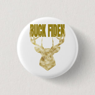 Deer Hunter Buck Fiden Political Anti-BIden Wall H 3 Cm Round Badge