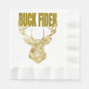 Deer Hunter Buck Fiden Political Anti-BIden Wall H Napkin